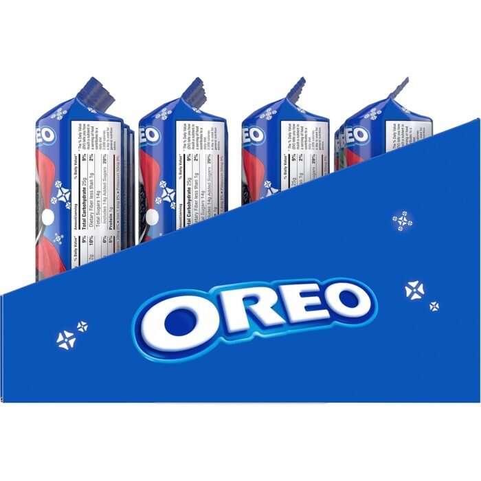 OREO Chocolate Sandwich Cookies, Holiday Cookies, 12 - 4 oz Stocking Stuffer Packs - Image 17