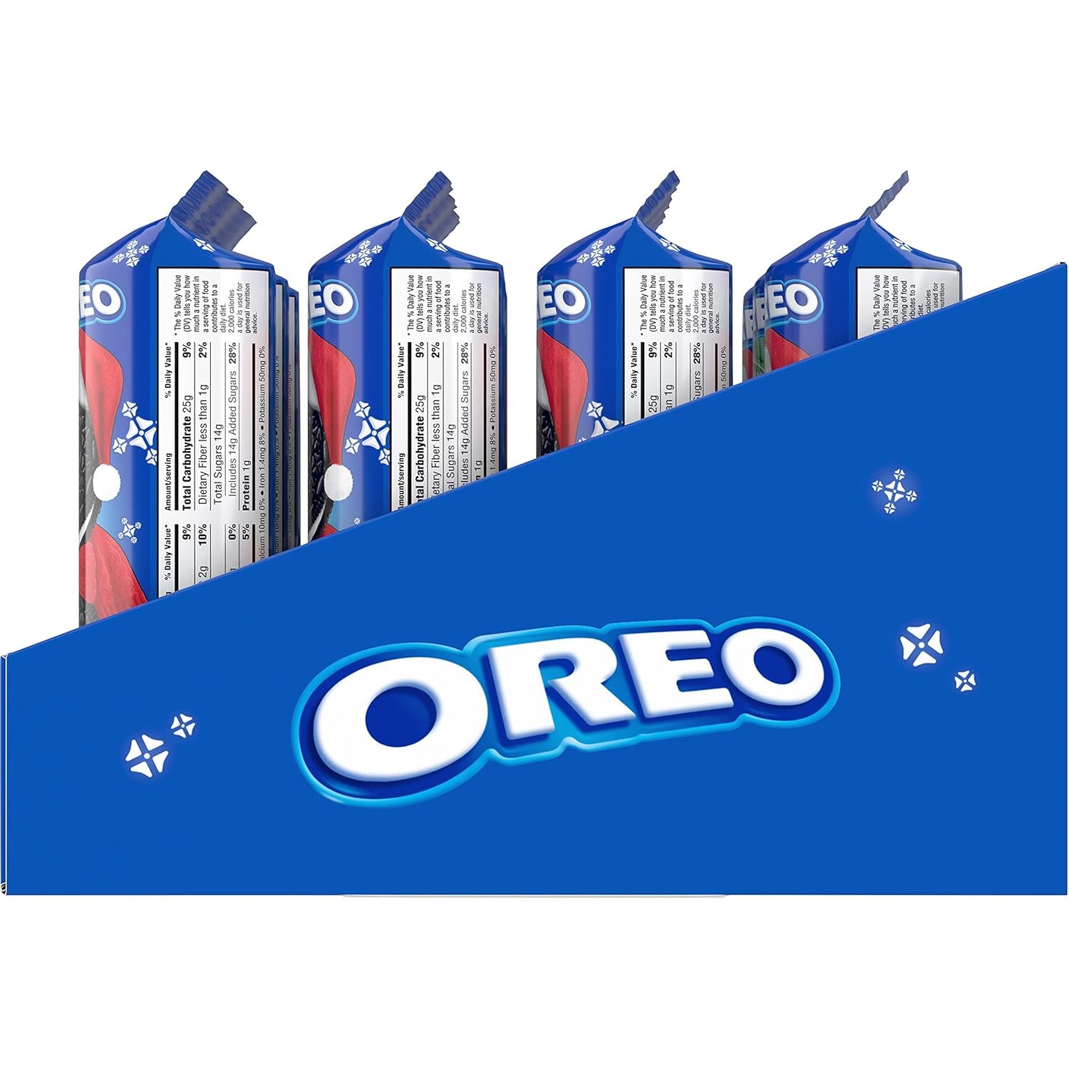 OREO Chocolate Sandwich Cookies, Holiday Cookies, 12 - 4 oz Stocking Stuffer Packs - Image 17