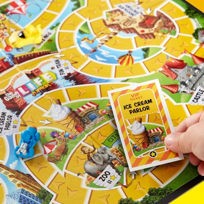 The Game of Life Junior Board Game | The Game of Life Game for Younger Kids | Ages 5 and Up | 2-4 Players | Family Games for Preschoolers | Kids Gifts - Image 6