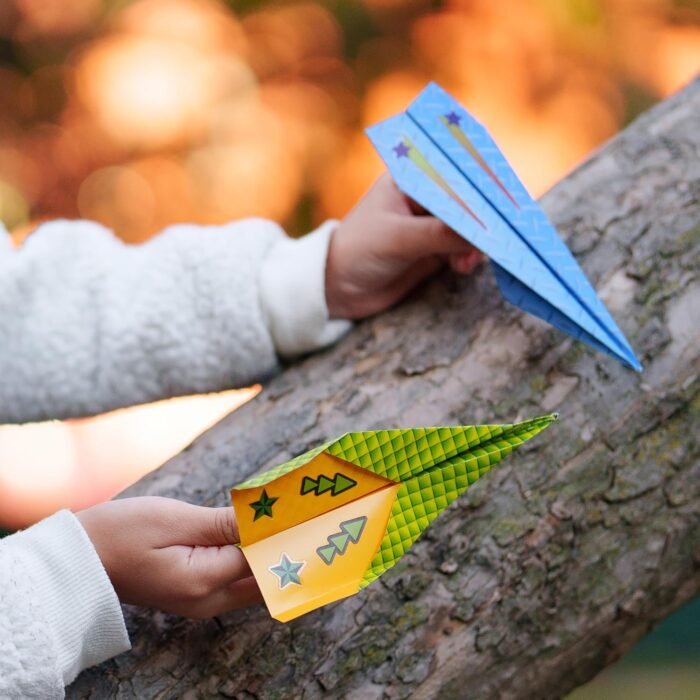 Creativity for Kids Paper Airplane Squadron - Create 20 Paper Airplanes, Crafts for Boys and Girls, Stocking Stuffers and Gift for Boys, Kids Activities for Ages 6-8+ - Image 9