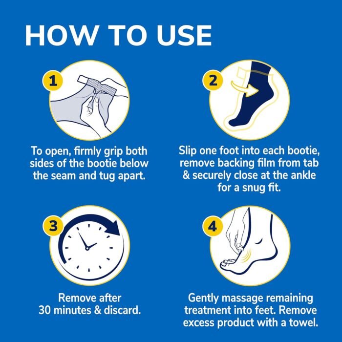 Dr. Scholl's Dry, Cracked Skin, Ultra Hydrating Foot Mask, 3 Pairs Moisturizing Socks: Intensely Moisturizes Repairs and Softens Rough Dry Skin with Urea & Essential Oils for Dry Cracked Feet - Image 6