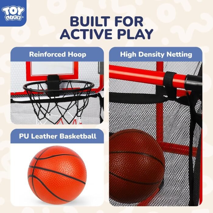 TOY Life Arcade Basketball Game Indoor, Basketball Arcade Game Indoor, Indoor Basketball Hoop for Kids 8-12, Arcade Games for Kids, Indoor Basketball Hoop Arcade, Toys for Kids Ages 5-7 Boys - Image 6