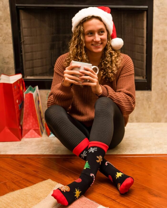 IRISGOD Funny Christmas Socks for Men & Women - Novelty Xmas Gifts - Cool Stocking Stuffers - Image 3