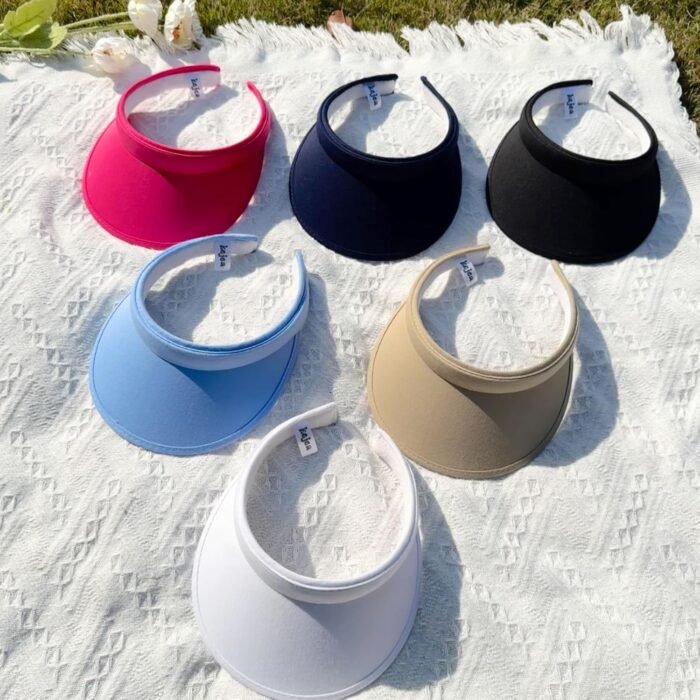 2 Pack Sun Visor Hats Women Men Clip On Wide Brim Visors Hat Outdoor Sports Golf Beach Travel Tennis Caps - Image 6