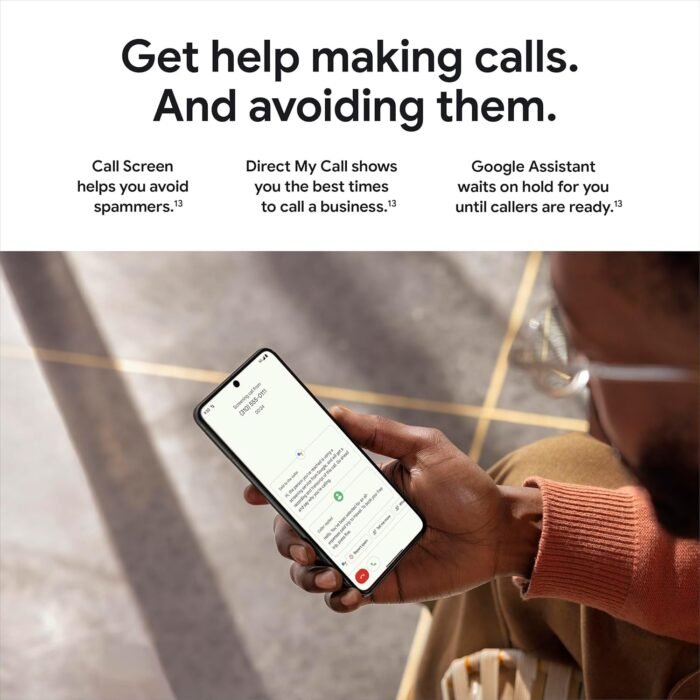 Google Pixel 8 - Unlocked Android Smartphone with Advanced Pixel Camera, 24-Hour Battery, and Powerful Security - Obsidian - 128 GB - Image 5