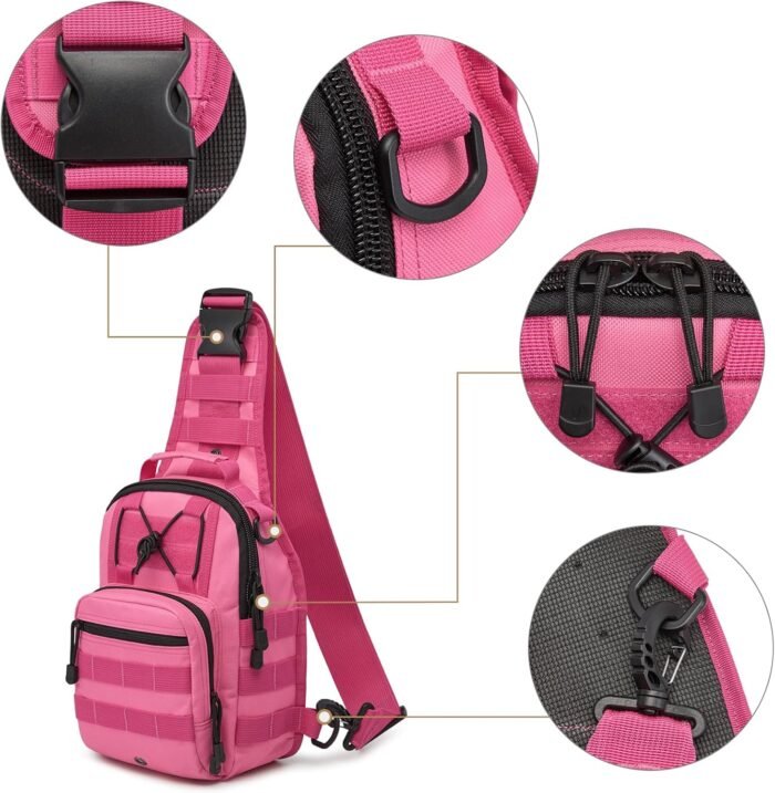 G4Free Outdoor Tactical Bag Backpack, Military Sport Bag Pack Sling Shoulder Backpack Tactical Bag for Every Day Carry - Image 5