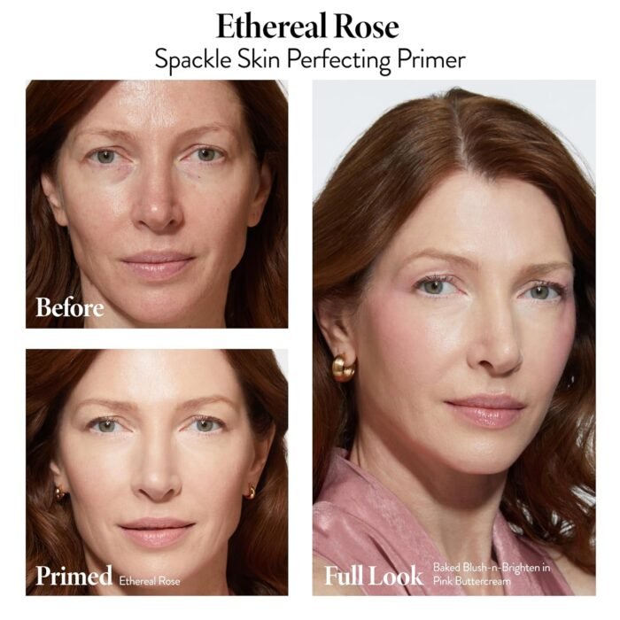 LAURA GELLER NEW YORK Spackle Primer - Ethereal Rose Glow - Super-Size 2 Fl Oz - Hyaluronic Acid Makeup Primer for Mature Skin - Image 2
