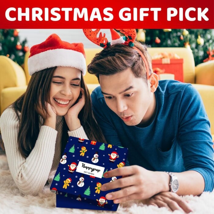HAPPYPOP Christmas Gifts Stocking Socks For Men - Secret Santa Socks Xmas Stocking Stuffers For Him Dad Coach With Greeting Card - Image 3