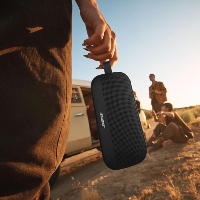 Bose New SoundLink Flex Portable Bluetooth Speaker (2nd Gen), Portable Outdoor Speaker with Hi-Fi Audio, Up to 12 Hours Battery Life, Waterproof and Dustproof, Black - Image 6