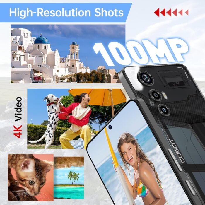 CUBOT MAX 5 5G Cell Phone Unlocked, 24GB+256GB Android 14 Phone, 6.95" FHD+ 144Hz Display, 100MP+32MP Camera, MediaTek 8200 4nm Processor Gaming Phones, 5100mAh Battery(33W) Smartphone, Dual SIM/NFC - Image 5