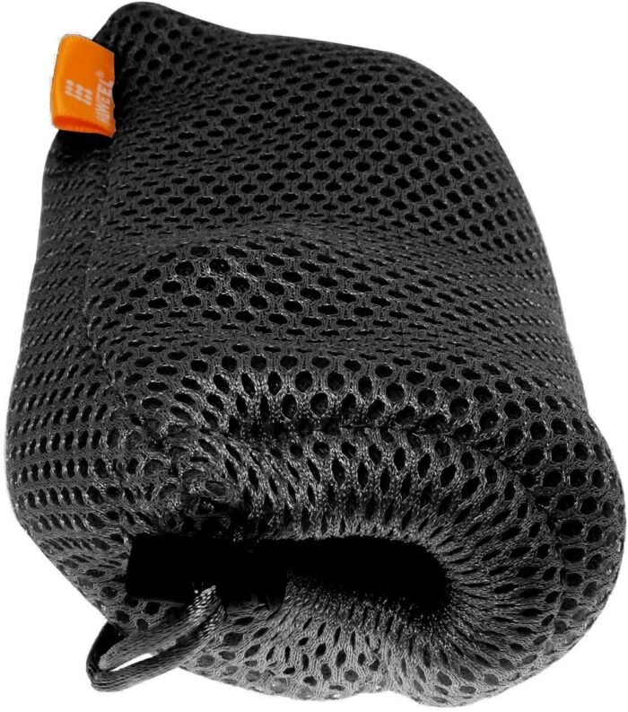 5pcs Multifunction Nylon Mesh Drawstring Pouch Bag for Mobile Phone,Sunglasses,Electronic Gadgets-Travel Organizer Outdoor Activities Storage Pouch 3.5"x 7.3"(Black) - Image 4