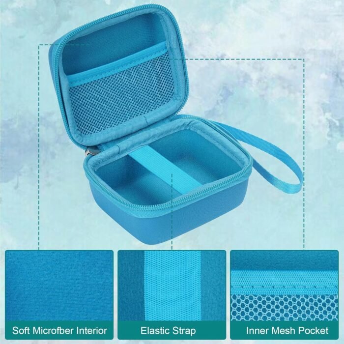 MGZNMTY Travel Carrying Case for Bitzee Disney/Bitzee Magicals/Bitzee Digital Pet Interactive Virtual Toy, Protective Storage Holder for Electronic Gadgets Toys for Kids (Case Only) (Magical Blue) - Image 4