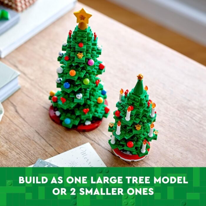 LEGO Christmas Tree - Building Toys for Kids, Boys & Girls, Ages 12+ - Mini Christmas Tree Decorations for Tabletop & Home - Gifts for Boys & Girls - 40573 - Image 3