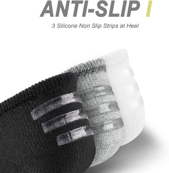 IDEGG No Show Socks Womens and Men Low Cut Ankle Short Anti-slid Athletic Running Novelty Casual Invisible Liner Socks - Image 9