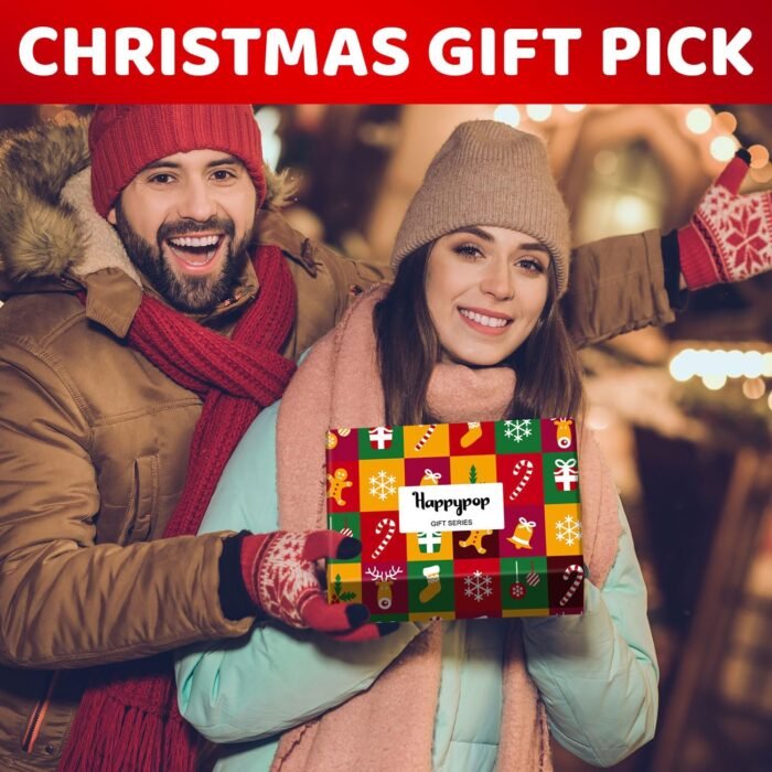 HAPPYPOP Christmas Socks for Women Men - Holiday Socks Gingerbread Socks, Christmas Gifts Stocking Stuffers Secret Santa Gifts for Teens - Image 5
