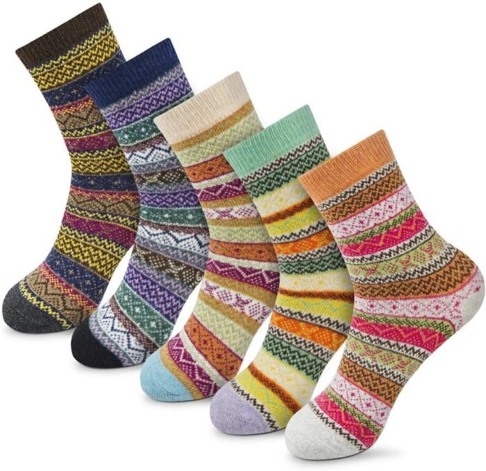 FYC Women Socks Winter - Gifts for Women - Warm Thick Soft Wool Socks Christmas Gifts Socks Cozy Crew Socks