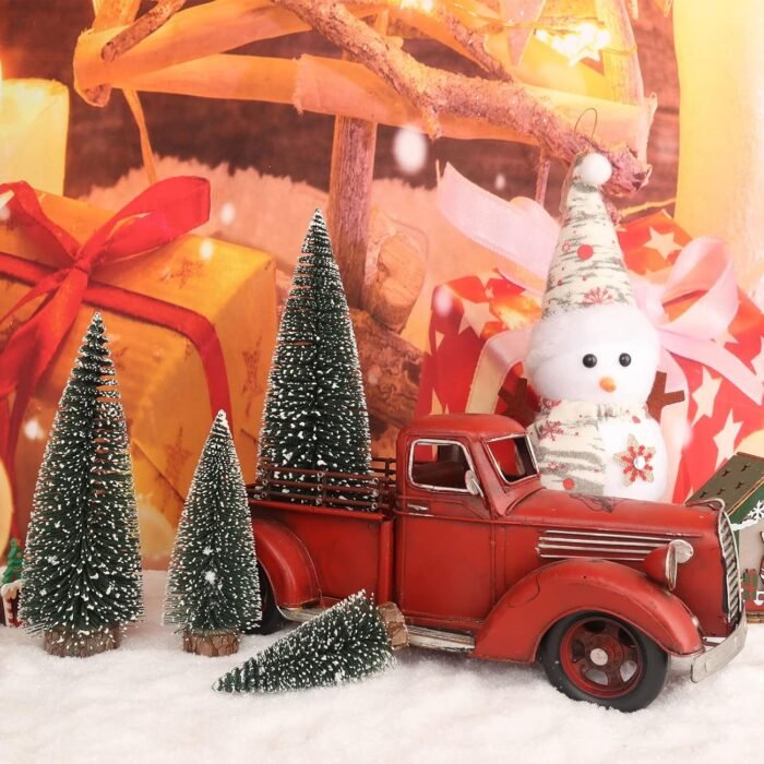 Desktop Miniature Pine Tree Tabletop Christmas Tree Small Pine Tree Decor Christmas Tree Toppers - Image 2