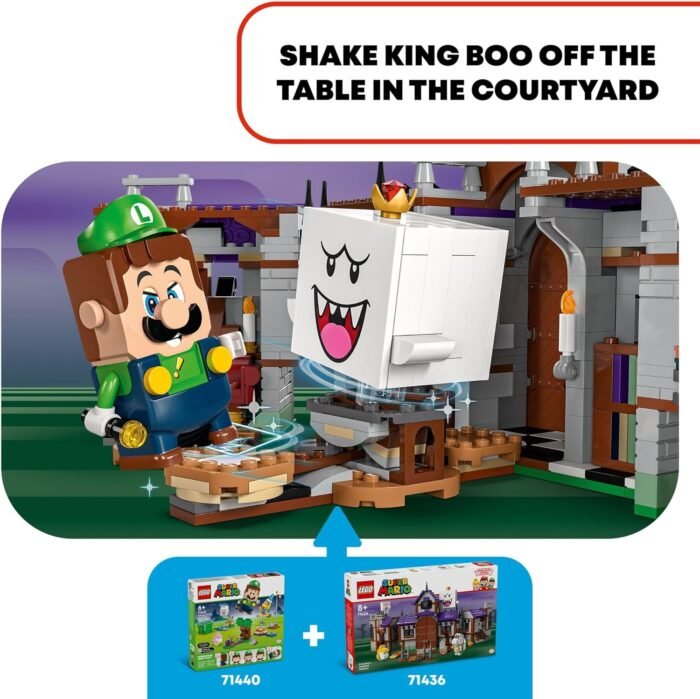 LEGO Super Mario King Boo's Haunted Mansion - Building Toy for Kids Ages 8+ - Mario Toy W/ 4 Minifigures - Gift for Boys, Girls, & Gamers - 71436 - Image 5
