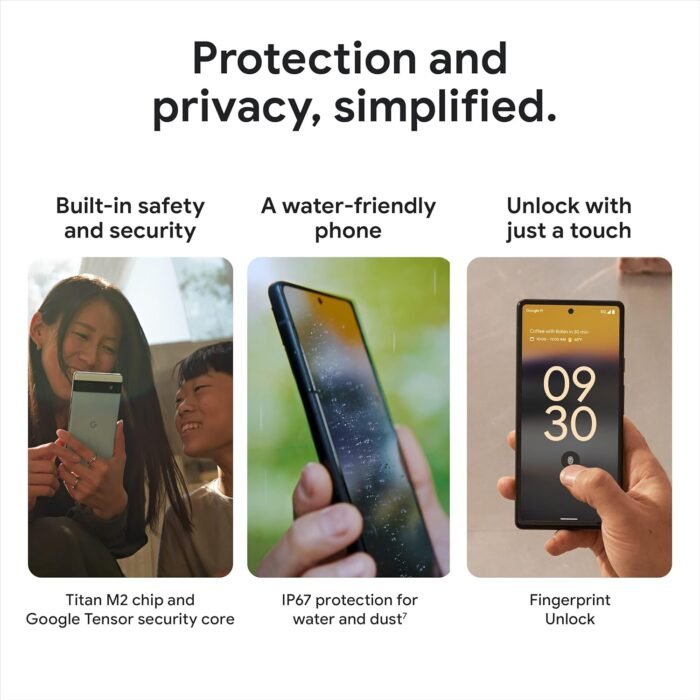 Google Pixel 6a - 5G Android Phone - Unlocked Smartphone with 12 Megapixel Camera and 24-Hour Battery - Chalk - Image 6