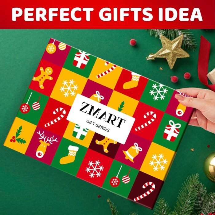 Christmas Gifts Stocking Socks for Kids - Secret Santa Little Elf Socls for Boys Girls with Greeting Card - Image 5