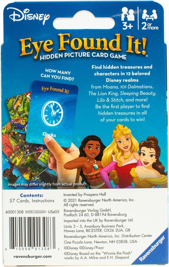 Ravensburger World of Disney Eye Found It Card Game - Engaging Family Fun | Immersive Disney Scenes | Skill-Building Game | FSC-Certified Materials - Image 6