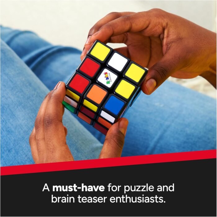 Rubik's Cube, The Original 3x3 Cube 3D Puzzle Fidget Cube Stress Relief Fidget Toy Brain Teasers Travel Games for Adults and Kids Ages 8+ - Image 4