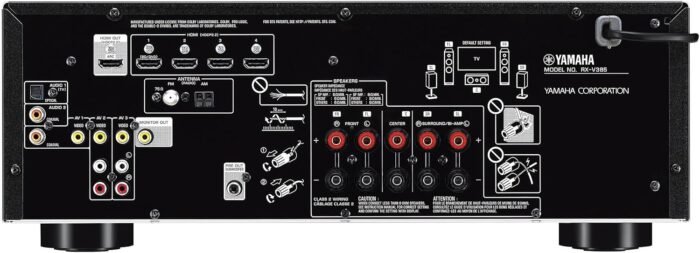 YAMAHA Audio YHT-4950U 4K Ultra HD 5.1-Channel Home Theater System with 8" 50W RMS Powered Subwoofer Speakers, AV Receiver, True Surround Sound with Bluetooth Music Streaming (Black) - Image 5