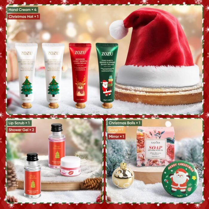 Advent Calendar 2024, 24PCS Holiday Beauty Advent Calendar, Spa Gift Set, Bath & Body Care, 24 Days of Countdown Calendar-Limited Edition Christmas Gifts Skincare Sets for Teen Girls and Women Gift (Pink) - Image 3