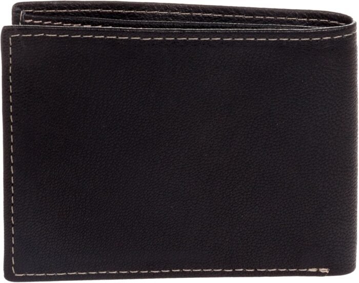 Timberland Men's Blix Slimfold Leather Wallet, Black, One Size - Image 3