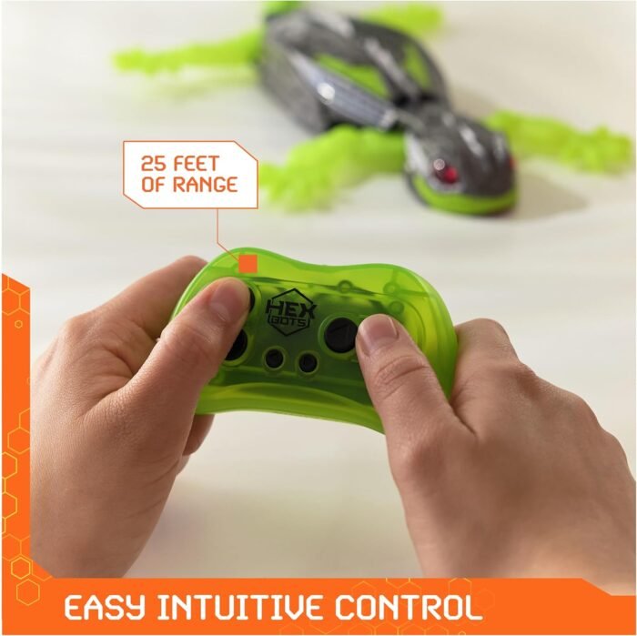 Wall Crawler Gecko, Rechargeable Remote Control Robot Kids Toys, Climbs up Walls for Prank Toys & Games, RC Robot Toys for Boys & Girls Ages 4 & Up - Image 4