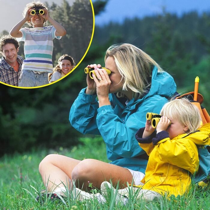 ESSENSON Binoculars for Kids Toy Gift for 3 4 5 6 7 8+ Year Old Boys Girls Kids Telescope Outdoor Toys for Sports and Outside Play Hiking, Bird Watching, Travel, Camping, Birthday Presents(Yellow) - Image 4