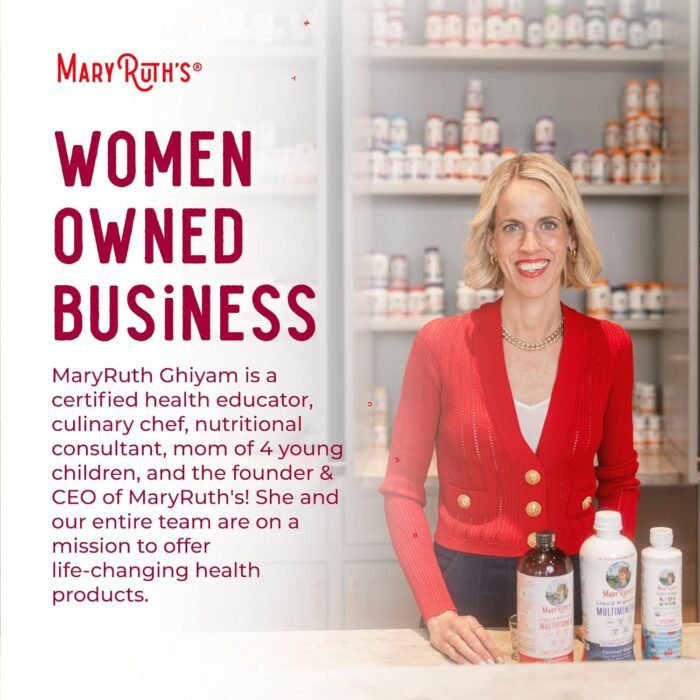 Multivitamin for Women Men & Kids | Vegan, Sugar Free | Womens Multivitamin & Multimineral | Vitamins for Women | Beauty & Energy Women's Multivitamin | Daily Multivitamins | Non-GMO | 32 Fl Oz - Image 9