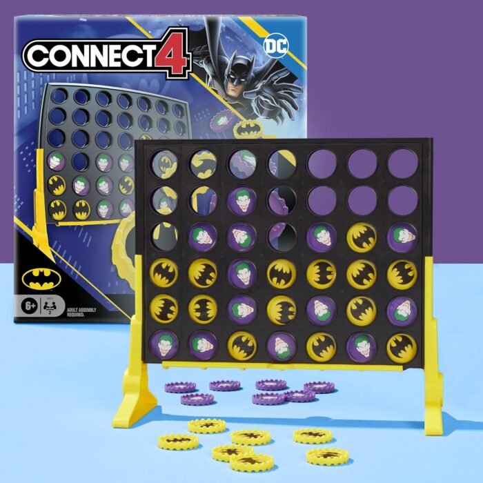 Connect 4 Batman Game | Batman-Themed 4 in a Row Game | Ages 6 and Up| For 2 Players | Strategy Board Games for Kids and Families (Amazon Exclusive) - Image 13