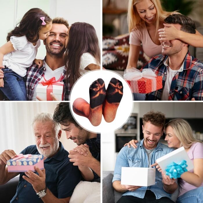 FilmHOO White Elephant Gifts for Adults Funny Animal Paw Socks Gag Gifts Christmas Stocking Stuffers for Men Women Him Teens - Image 7