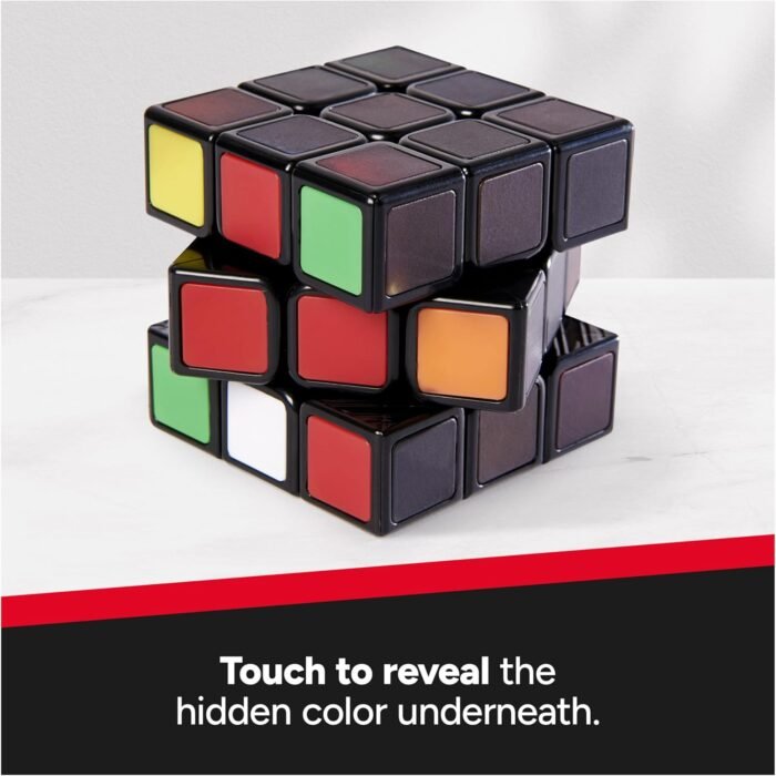 Rubik’s Cube, Phantom, 3x3 Cube Advanced Technology Difficult 3D Puzzle Travel Game Stress Relief Fidget Toy Activity Cube for Adults & Kids Ages 8+ - Image 2