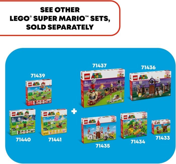 LEGO Super Mario Soda Jungle Maker Set, Customizable Nintendo Birthday Gift, Mario Playset for Kids, Pink Shy Guy and a Wiggler, Jungle Toys for Boys, Girls and Any Gamers Ages 7 and Up, 71434 - Image 6