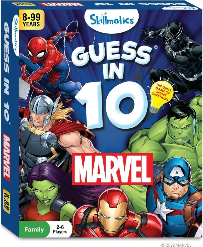 Skillmatics Collectible Card Game - Guess in 10 Marvel, Stocking Stuffers, Perfect for Kids, Teens, Adults Who Love Avengers, Spiderman, Iron Man, Gifts for Ages 8, 9, 10 and Up - Image 8