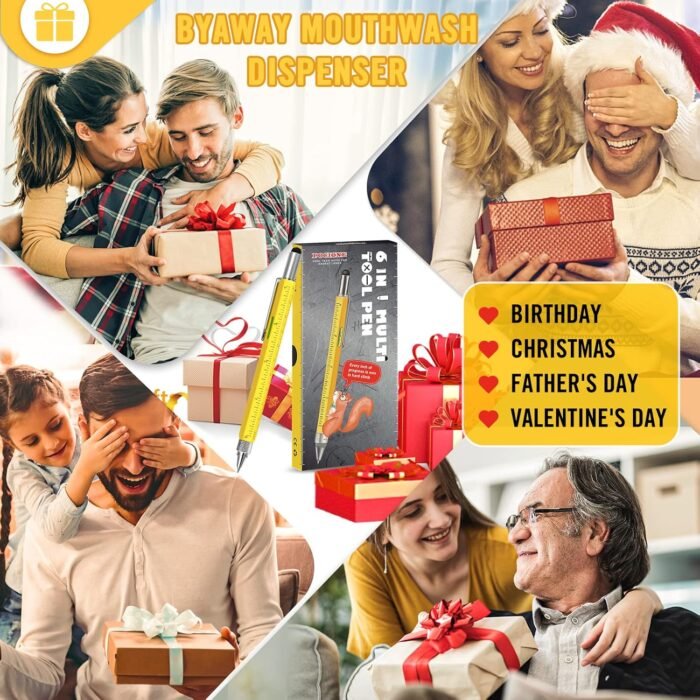 Stocking Stuffers for Men Multitool Pen: Mens Gifts for Christmas Unique White Elephant Gifts for Adults Useful, Gifts for Men Dads Who Want Nothing, Cool Gadgets EDC Tools for Men Birthday Gift Ideas - Image 2