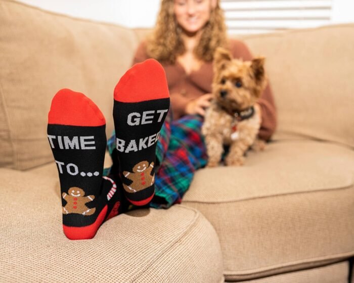 IRISGOD Funny Christmas Socks for Men & Women - Novelty Xmas Gifts - Cool Stocking Stuffers - Image 2