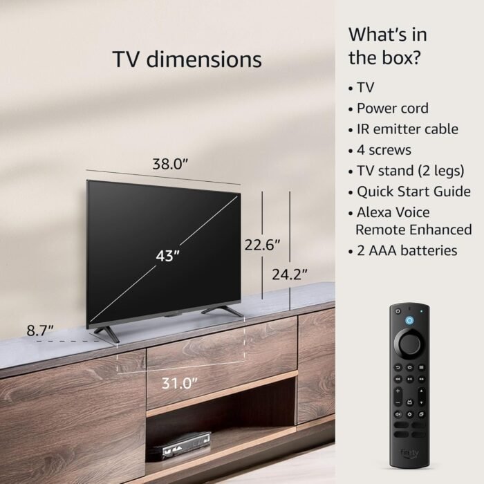 Amazon Fire TV 43" Omni Series 4K UHD smart TV, hands-free with Alexa - Image 7