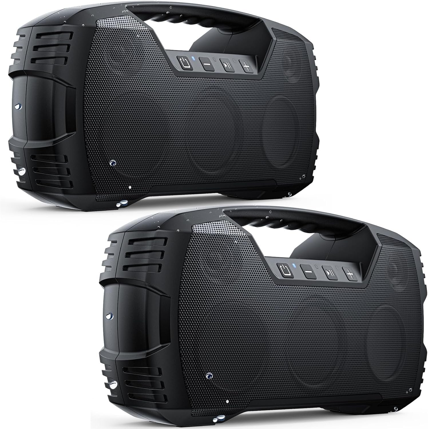 Portable Wireless Bluetooth Speaker, 40W (60W) Peak Loud Sound IPX7 Waterproof Speakers, 32H Playtime, Outdoor Speaker for Home/Party/Beach, Electronic Gadgets, Birthday Gift