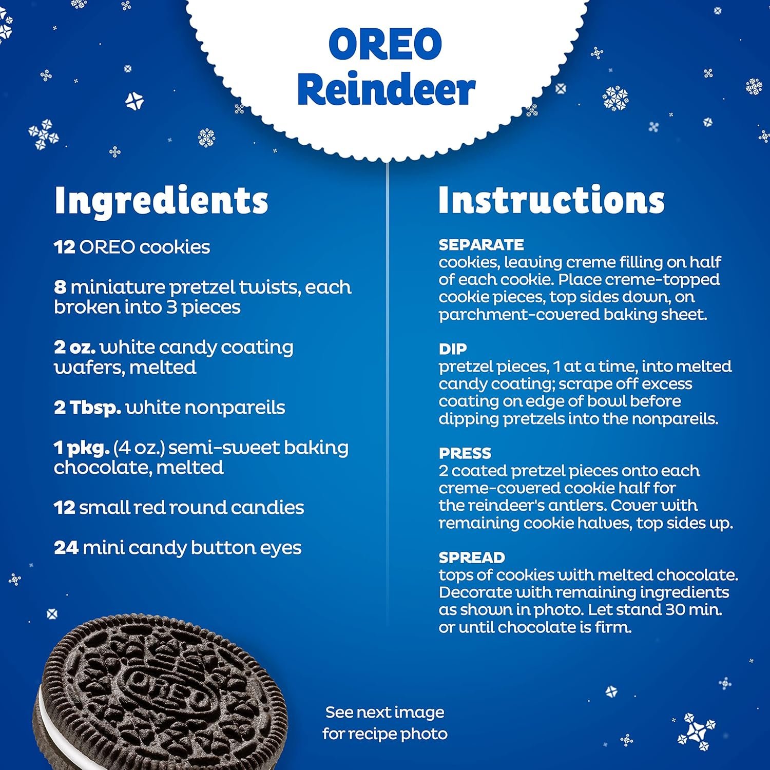 OREO Chocolate Sandwich Cookies, Holiday Cookies, 12 - 4 oz Stocking Stuffer Packs - Image 11