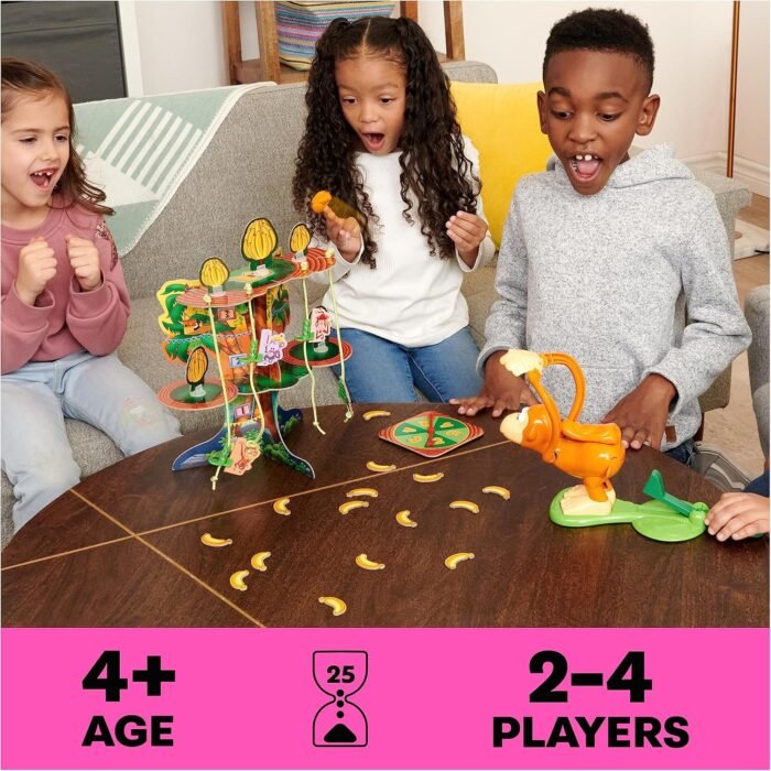 Spin Master Games, Monkey See Monkey Poo Game, Fun Games, Sensory Toys, Family Games, Funny Gifts, Christmas Gifts for Kids, for Ages 4+ - Image 2