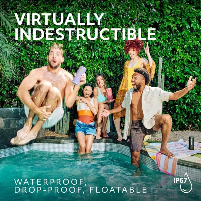 Ultimate Ears Boom 4 Portable Waterproof Bluetooth Speaker with 360-Degree, Bold, Immersive, Crystal-Clear Sound, Floating Speaker with 15-Hour Battery and 147ft (45m) Range - Blue - Image 4