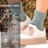 Wool Socks for Women - Womens Wool Socks Winter Socks for men Warm Thick Knit Wool Soft Vintage Casual Crew Socks - Image 3