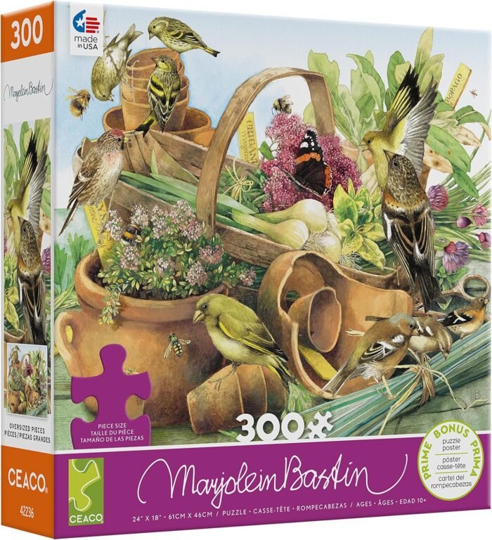 Ceaco - Marjolein Bastin - Clay Pots - Oversized 300 Piece Jigsaw Puzzle - Image 3