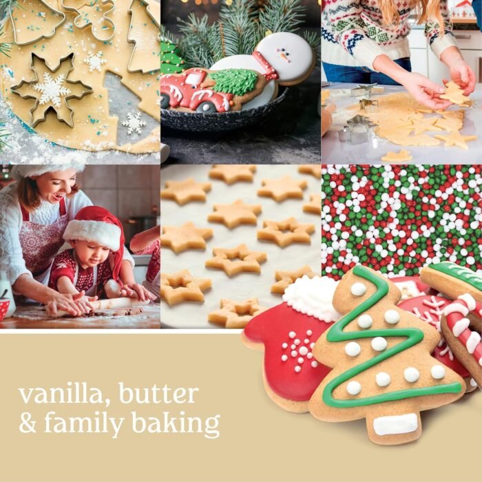 Yankee Candle Christmas Cookie Scented, Classic 22oz Large Jar Single Wick Candle, Over 110 Hours of Burn Time, Perfect for Holiday Gifting and Celebration - Image 4
