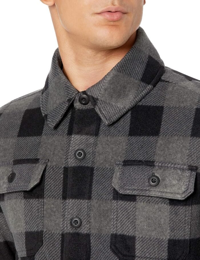 Amazon Essentials Men's Long-Sleeve Polar Fleece Shirt Jacket - Image 3