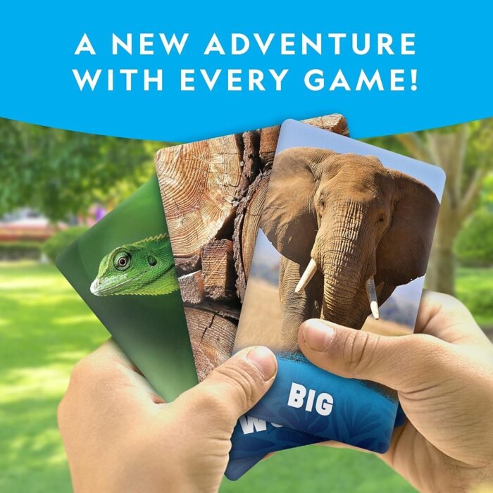 National Geographic Scavenger Hunt for Kids Card Game - Seek & Match Objects from 40 Jumbo-Sized Cards, Camping Games, Activities for Toddlers, Car Game, Kids Outdoor Activities, Stocking Stuffers - Image 2