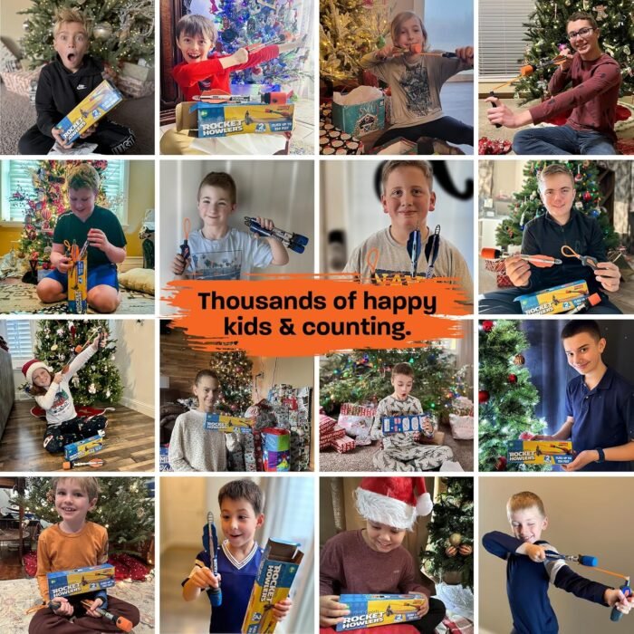 Toy Rocket Launcher for Kids: Outdoor Toys Slingshot Rockets Launchers - Best Gifts for Boys & Girls All Ages 8 & Up - Stocking Stuffers & Teen Boy Gifts for 8 9 10 11 12 13 Year Old Boys Gift Ideas - Image 4